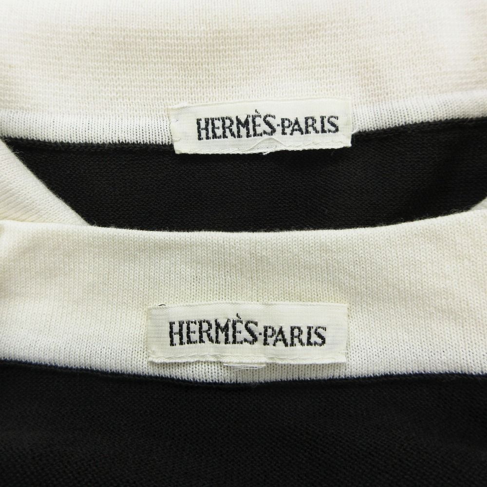 エルメス　マルジェラ期　ヴァルーズ　カーディガン　ニット　イタリア製　バイカラー 美品 HERMES エルメス マルジェラ期 バイカラー ニット