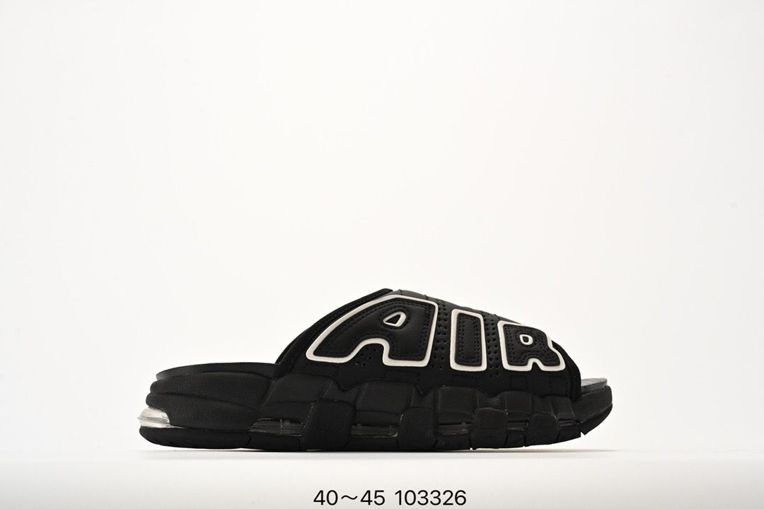 新品 Nike Air More Uptempo Slide快適な通気性のある一文字のスリッパ