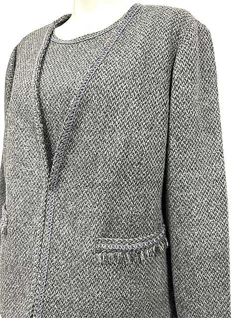 寛大な Leilian WHITE LABEL レリアンホワイトレーベル ウールスーツ 秋冬 13号プラス＿S11＿セルモアから ＿s-0265-r11