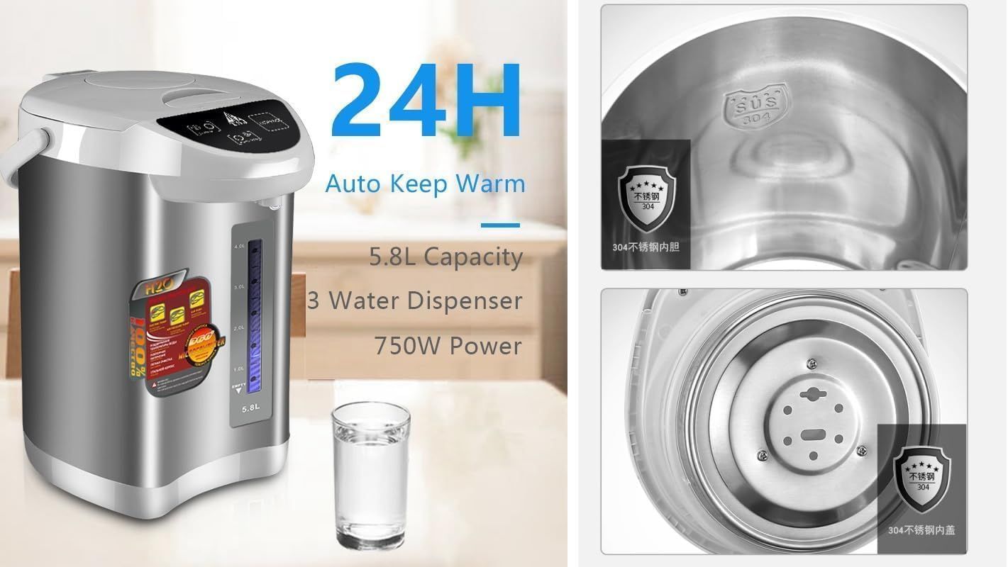 人気推薦◇電気ポット 5.8L【節電対策】電気ポット ポット マイコン式