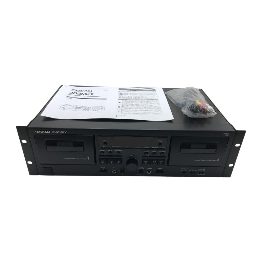 優良美品 TASCAM 202MKIV 業務用ダブルオートリバースカセットデッキ Amazon.co.jp: TASCAM タスカム / 202MKVI 業務用ダブルオート