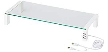 キングジム 机上台 デスクボード USBハブ付 白 THDBU-20W d2ldlup