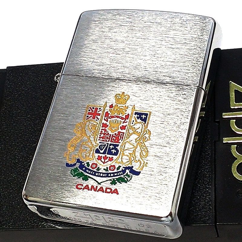 ZIPPO ライター カナダ 国章 1点物 ジッポ レア 2002年製 オンタリオ州 おしゃれ ビンテージ 廃盤 ヴィンテージ シルバー 未使用品  絶版 かっこいい メンズ プレゼント ギフト - メルカリ