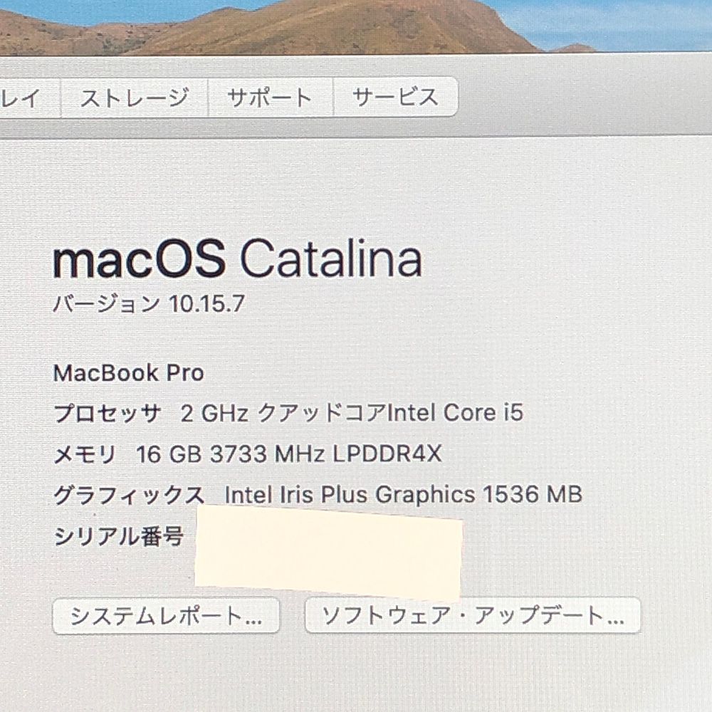 本体のみ Apple MacBook Pro 13インチ 2020 Thunderbolt 3ポートx4 i5 16GB 512GB A2251 EMC3348 MB-251543 325226