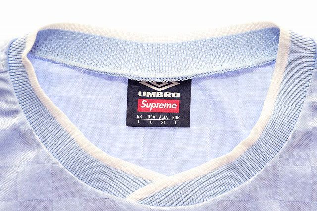 シュプリーム SUPREME × UMBRO 22SS SOCCER JERSEY LIGHT BLUE XL