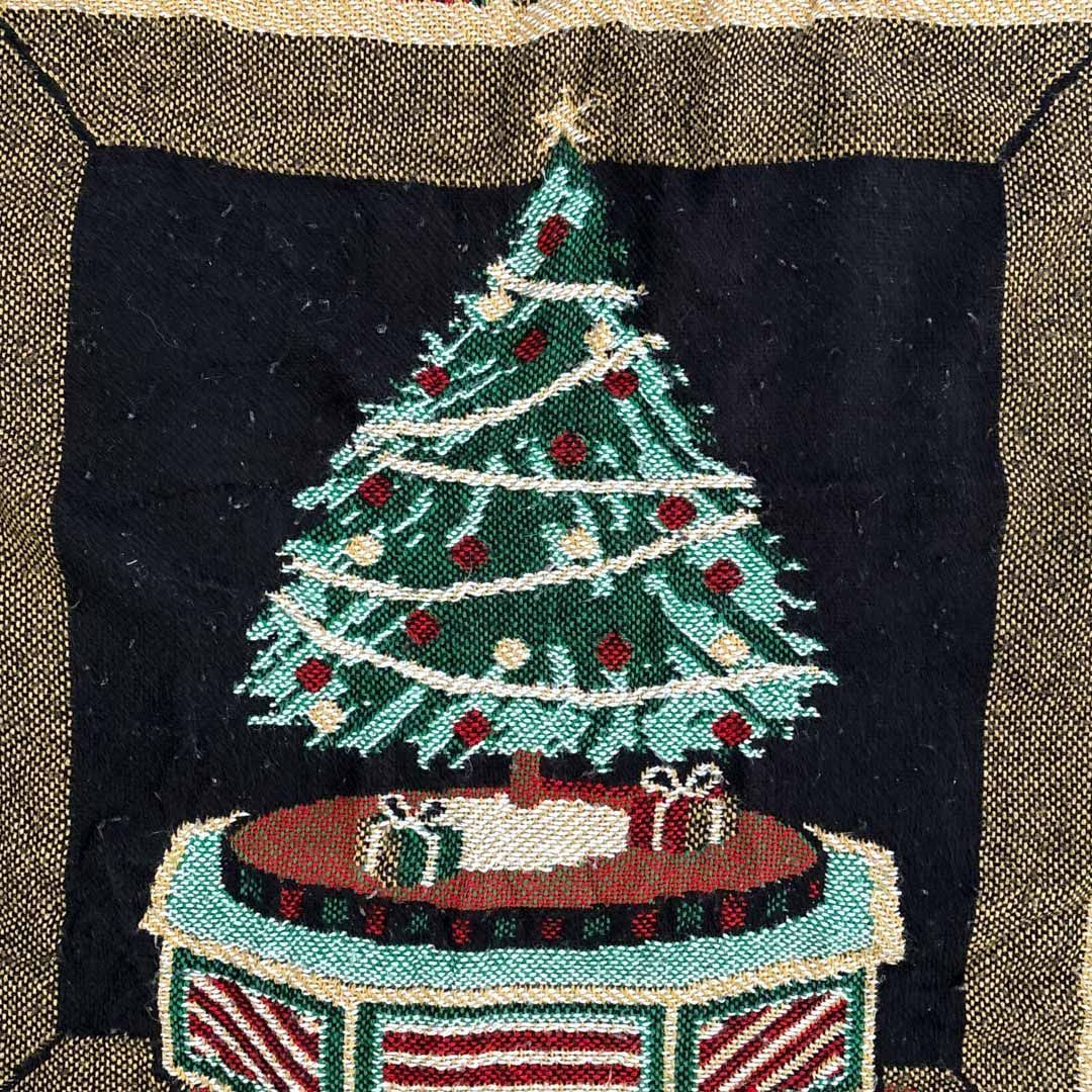 vintageラグ カーペット マルチカバー、クリスマス、ティーポット 443 vintageラグ カーペット マルチカバー、クリスマス