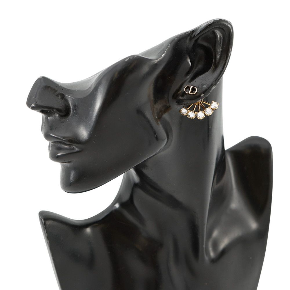 クリスチャン・ディオール ピアス プチCD フェイクパール ライン