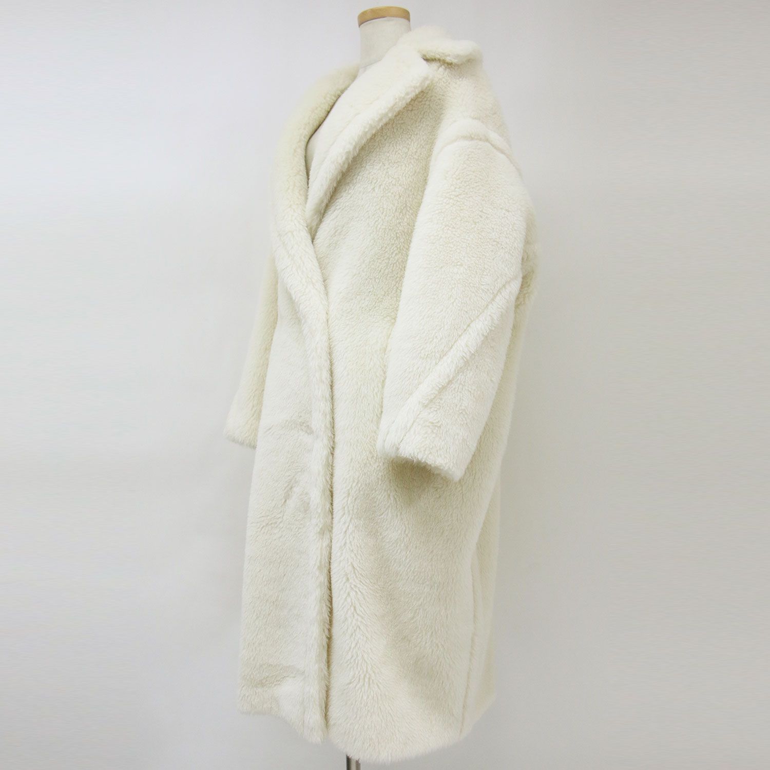 美品 Max Mara マックスマーラ コート ロング テディベア 23秋冬