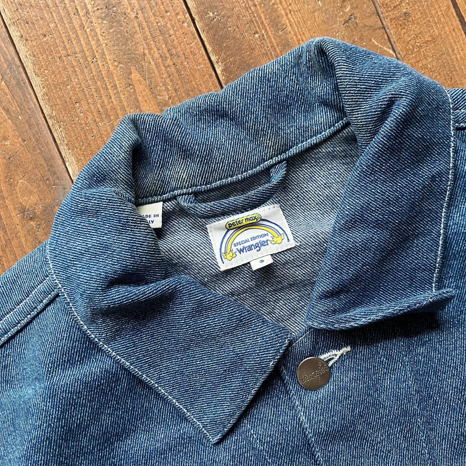 ビンテージ Wrangler マルチストライプ　ジャケット　ピーターマックス ビンテージ Wrangler マルチストライプ ジャケット ピーターマックス