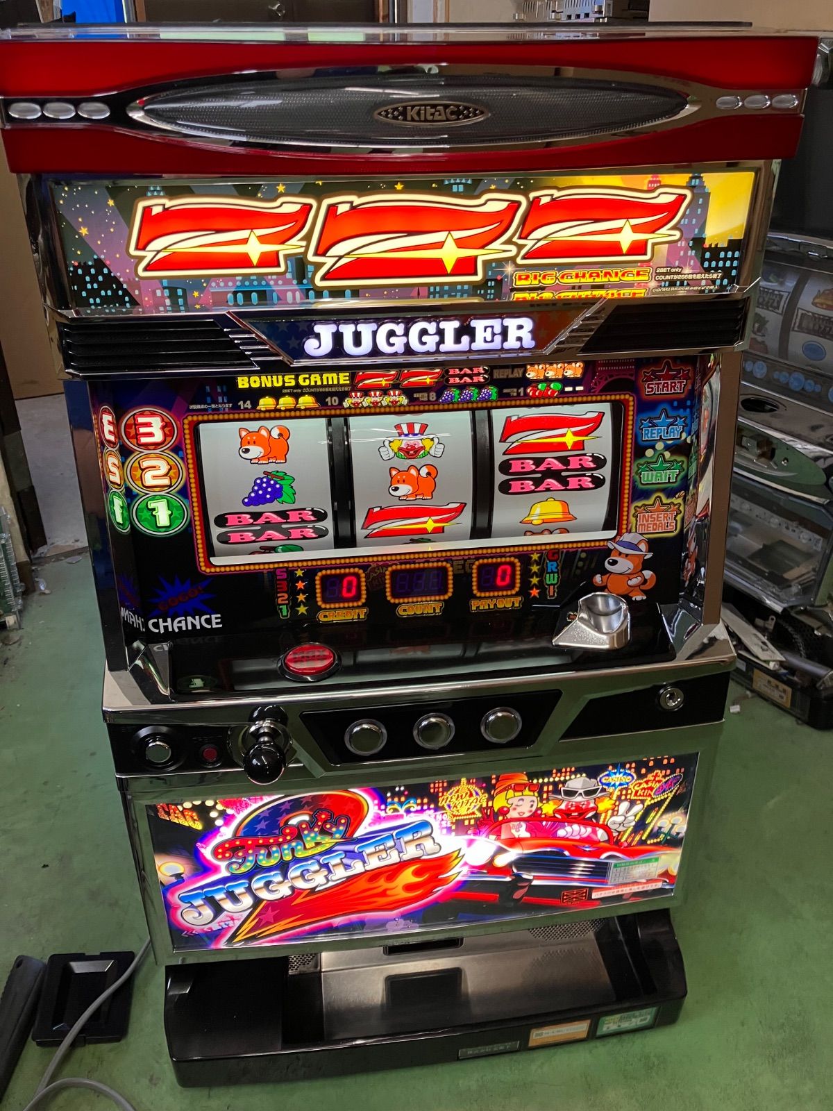 パチスロ 実機 税込 北電子 Sファンキージャグラー2KT