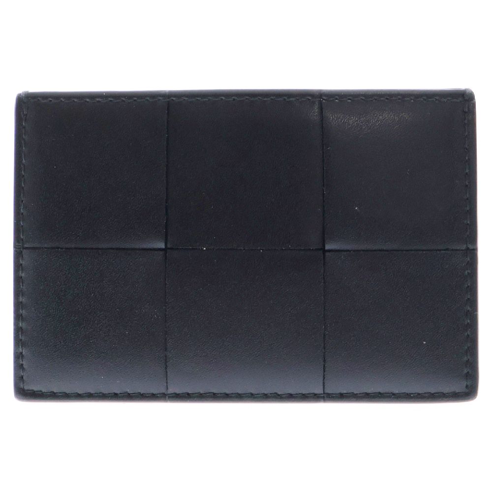 ボッテガヴェネタ　黒 レザー ケース イントレチャート BOTTEGA VENETA ボッテガヴェネタ 名刺入れ ラムレザー イントレ