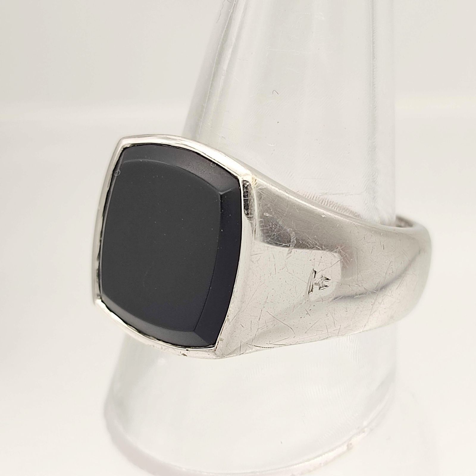 美品】Tom Wood トムウッド クッションブラックオニキスリング SILVER 