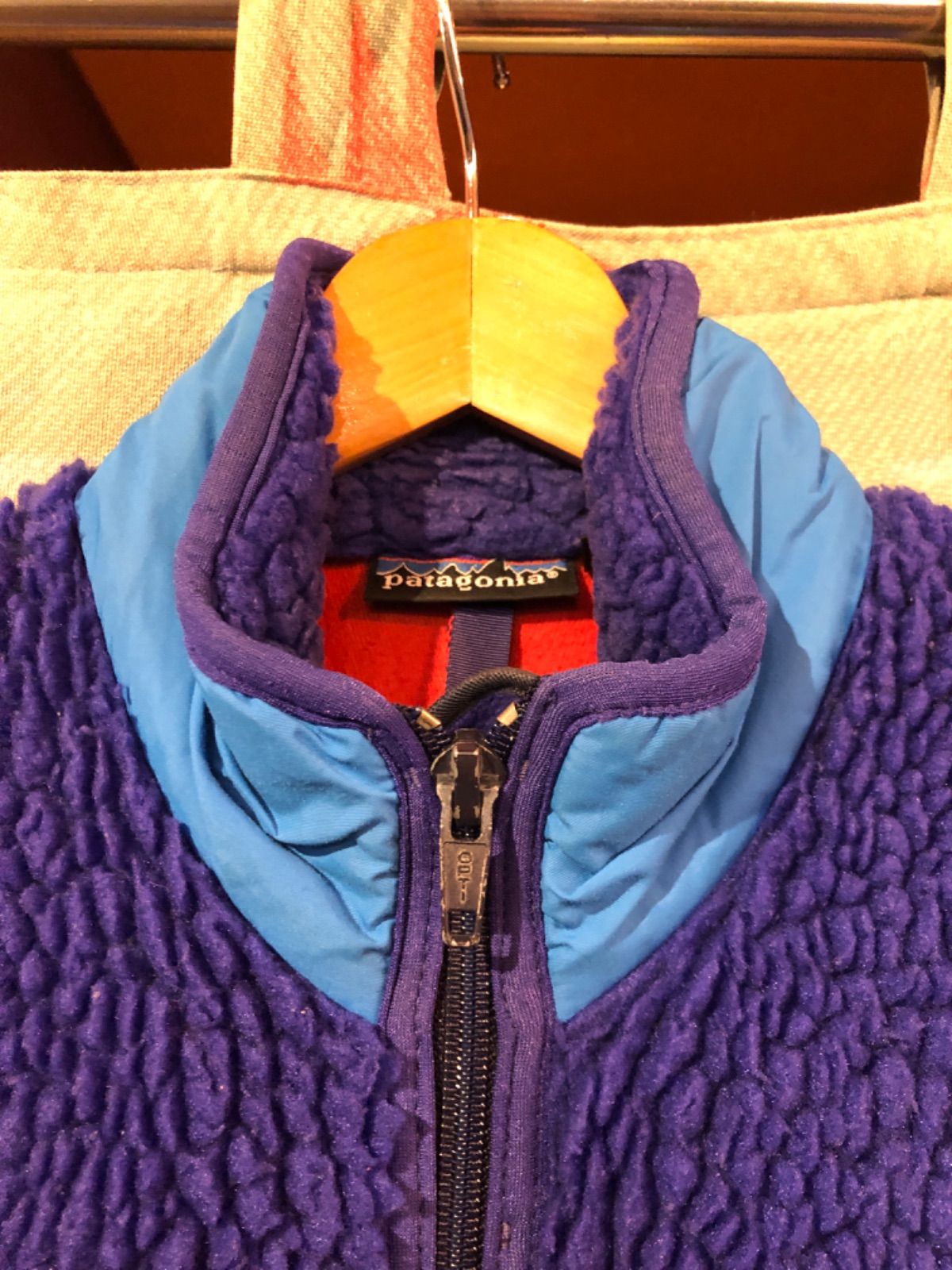 80s patagonia レトロパイル カーディガン コバルトブルーsizeS - メルカリ