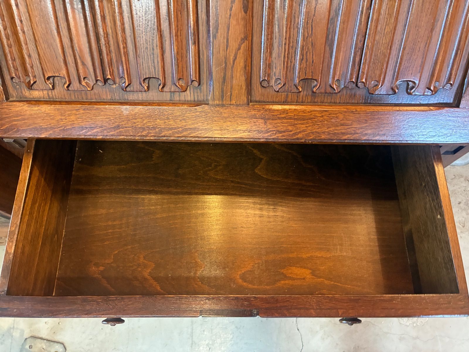 アンティーク イギリス ライティングビューロー レトロ 学習机 事務机 インテリア