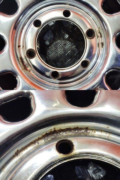 DAYTONA デイトナ 社外ホイール スチールホイール 16インチ 4本 6.5J6HPCD139.7約+40 ハイエース等 　(VHK496) DAYTONA デイトナ 社外ホイール スチールホイール 16インチ 4本 6.5