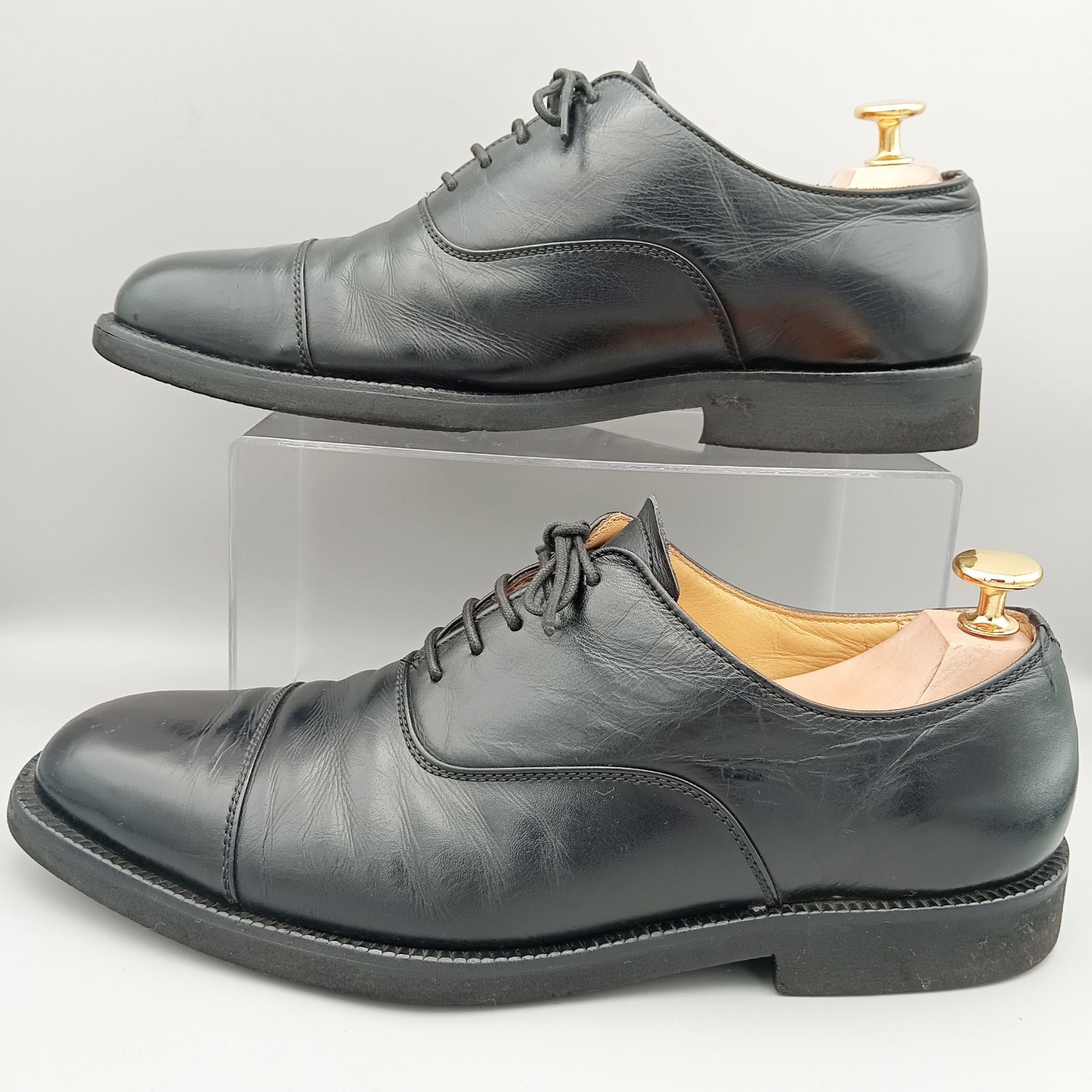 【美品】Burberry バーバリー ストレートチップ 内羽根式 26.0㎝ 美品】Burberrys バーバリー ストレートチップ 内羽根式 26.0