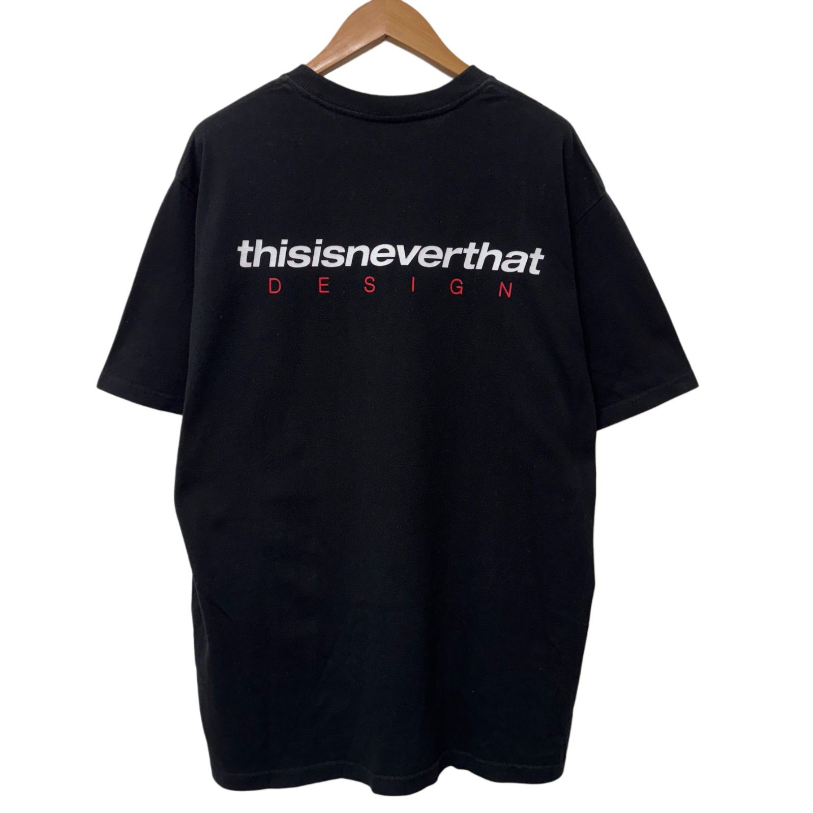 thisisneverthat ネバザ ロンT 黒 ブラック ワンポイント M thisisneverthat ネバザ ロンT 黒 ブラック ビッグロゴ M - メルカリ