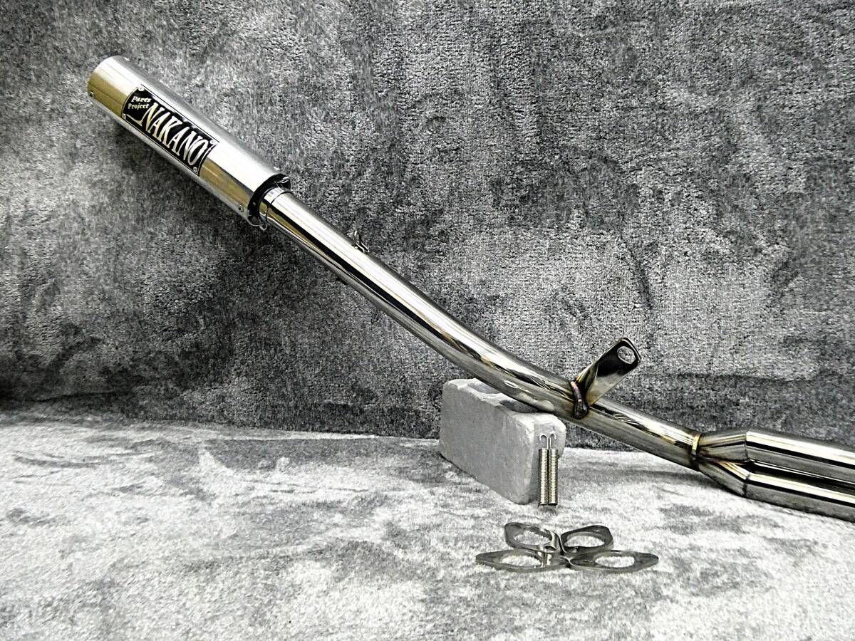 NC39 NC42 ナカノ42.7πマフラー ステンレスERアウター NC39 NC42 ナカノ42.7πマフラー ステンレスERアウター NC39 NC42