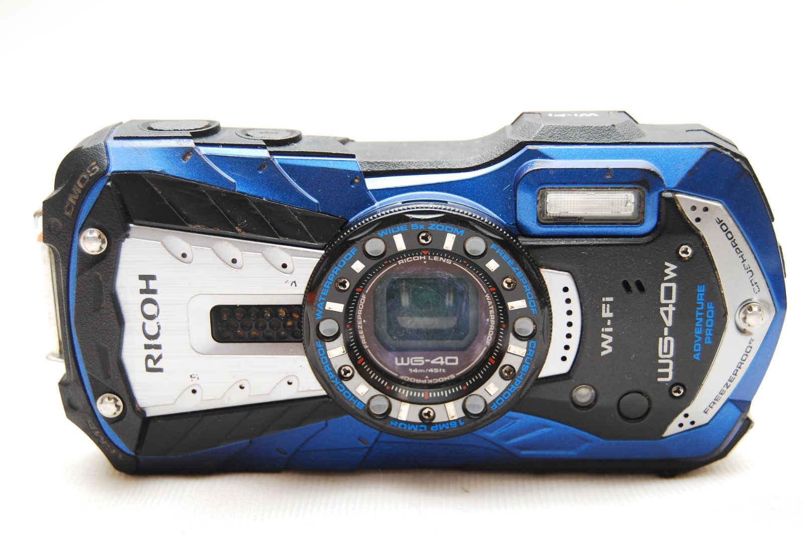 RICOH WG 40 W ブルー リコー SDカード付