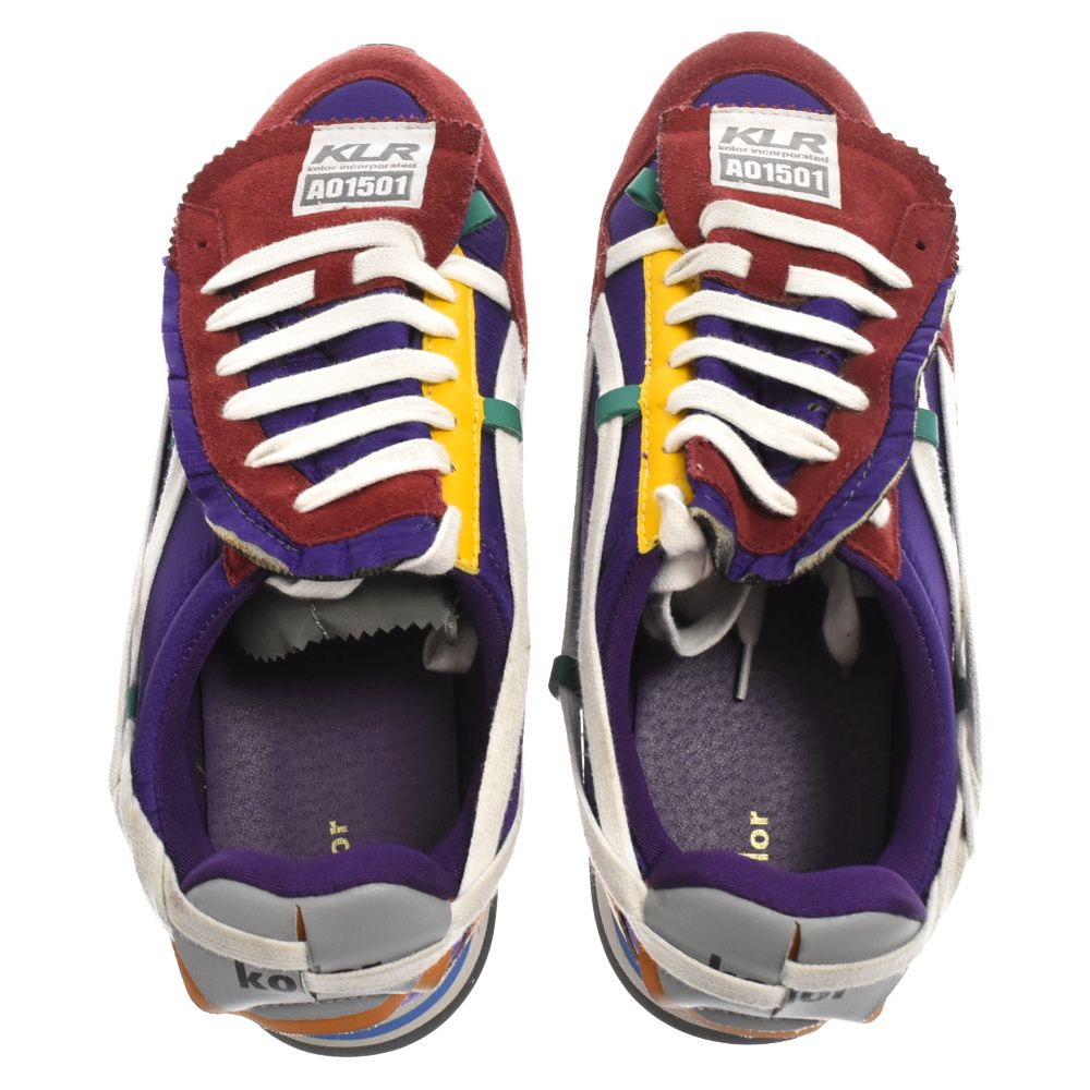 kolor (カラー) 23SS B-Purple ローカットスニーカー パープル 23SCM 