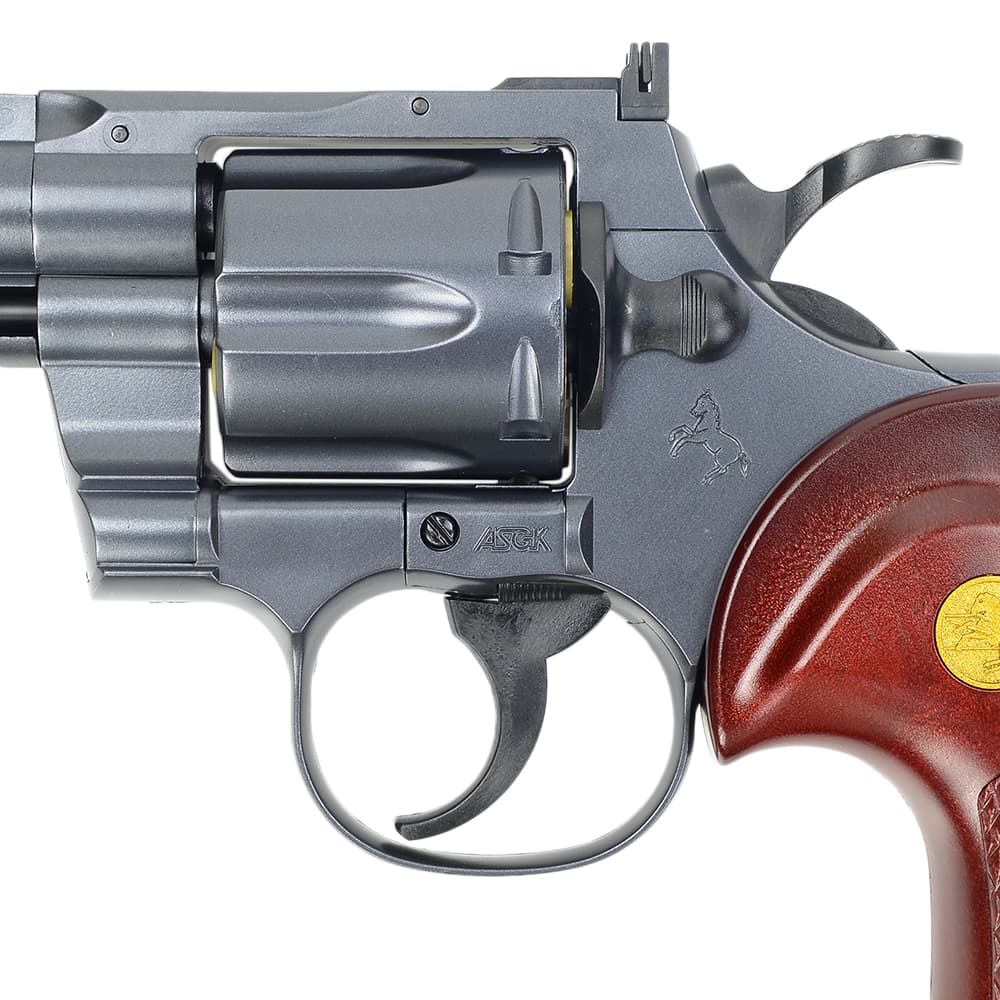CROWN MODEL エアガン COLT PYTHON .357MAGNUM 4インチ ウッド
