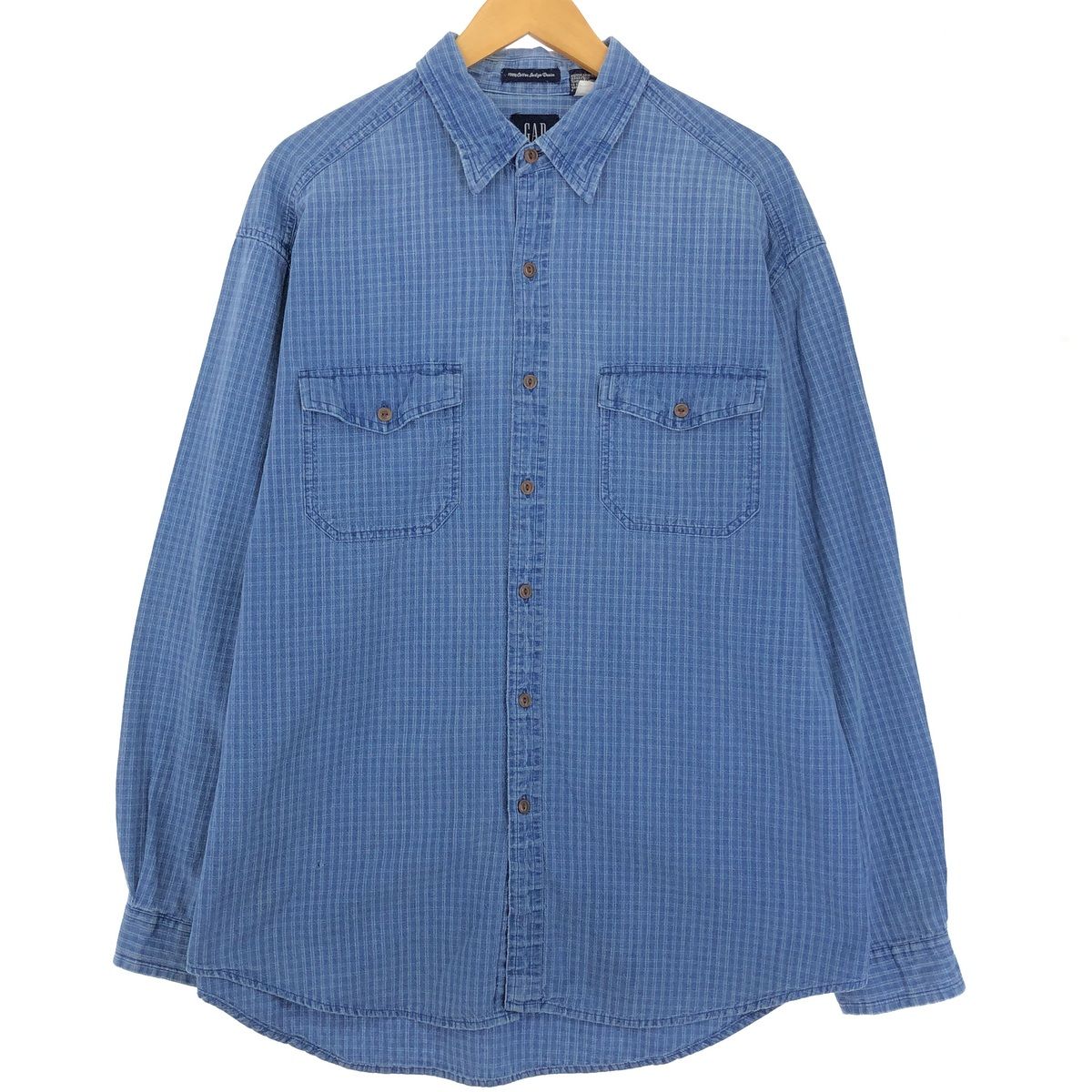 古着 90年代 ギャップ GAP オールドギャップ 長袖 チェックシャツ メンズL ヴィンテージ /eaa426617 【中古】/eaa426617