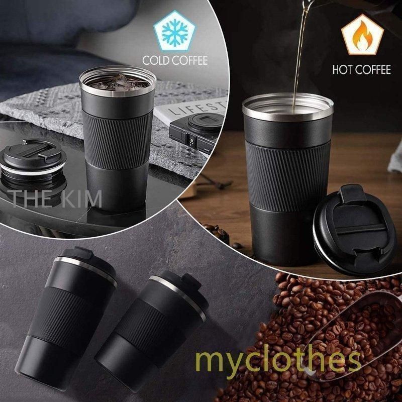 タンブラー 蓋付き コーヒー 水筒 マグボトル コーヒーボトル カップ スタバ 500ML 二重構造 真空断熱 保温保冷 直飲み オフィス用