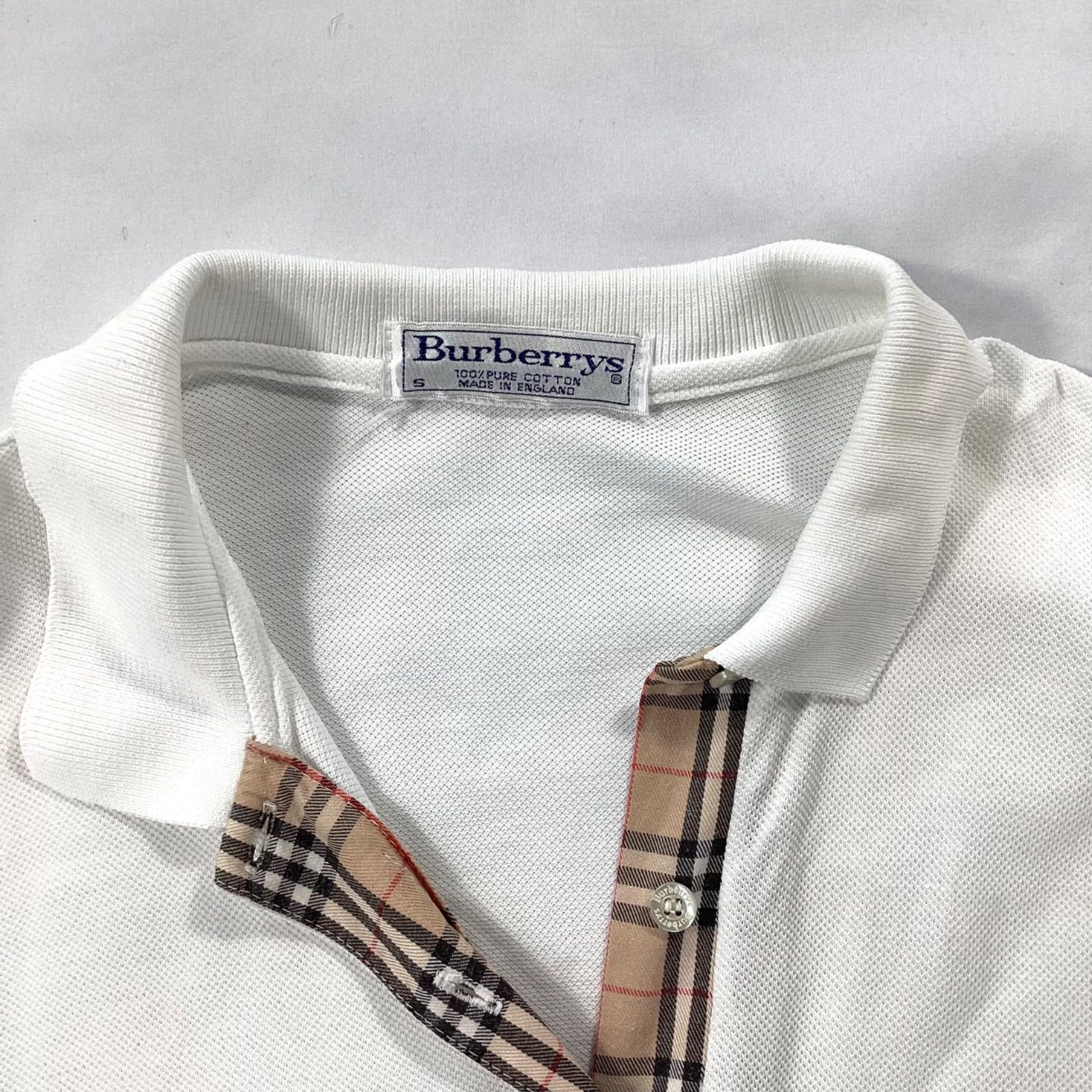 【ぱひっこ】BURBERRYS バーバリーズ ノバチェック ポロシャツ BURBERRYS バーバリーズ ポロシャツ ノバチェック ロゴ