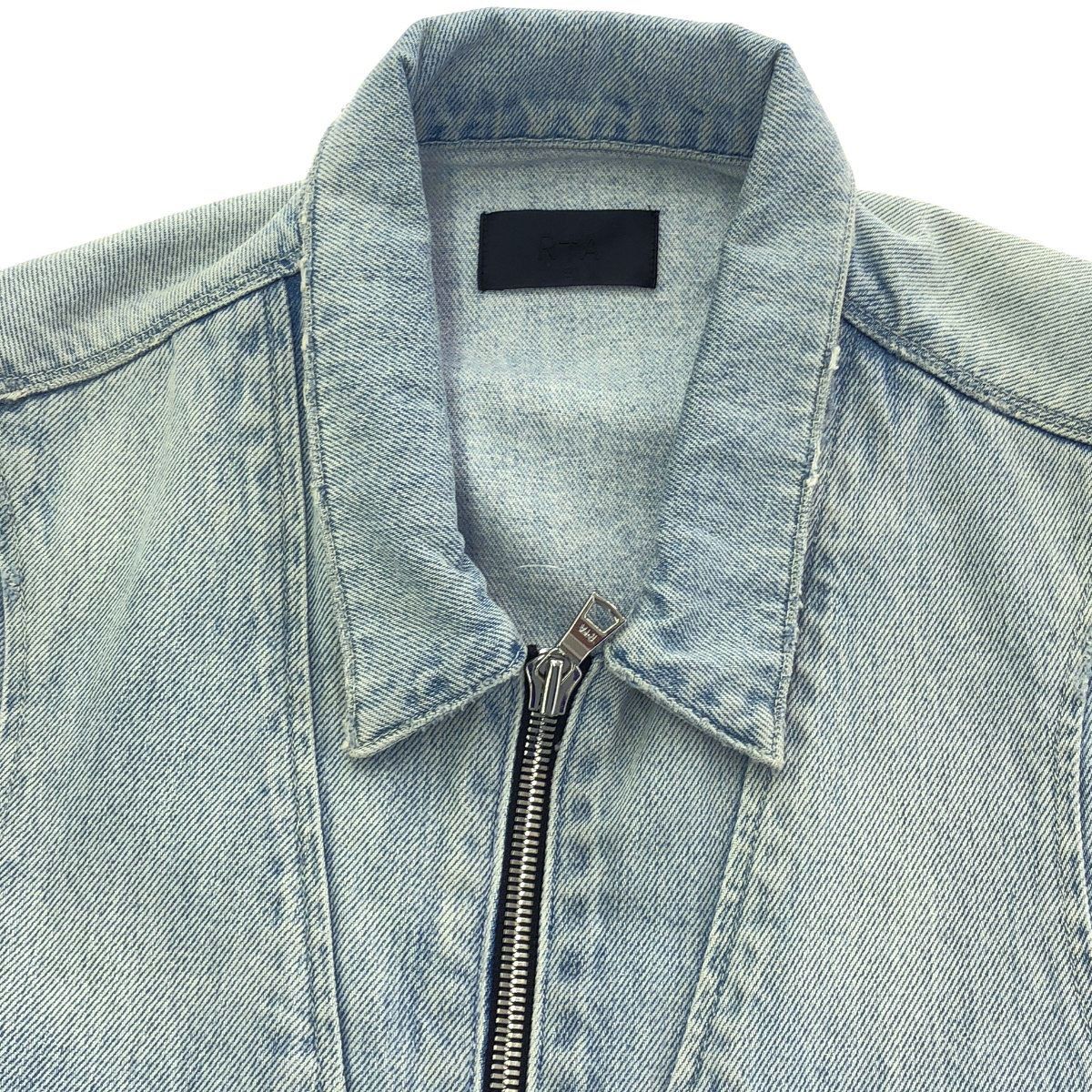 JACKET ジップアップデニムベストジャケット