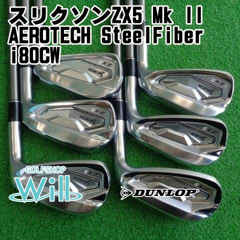 中古】アイアンセット ダンロップ スリクソンZX5 Mk II/AEROTECH