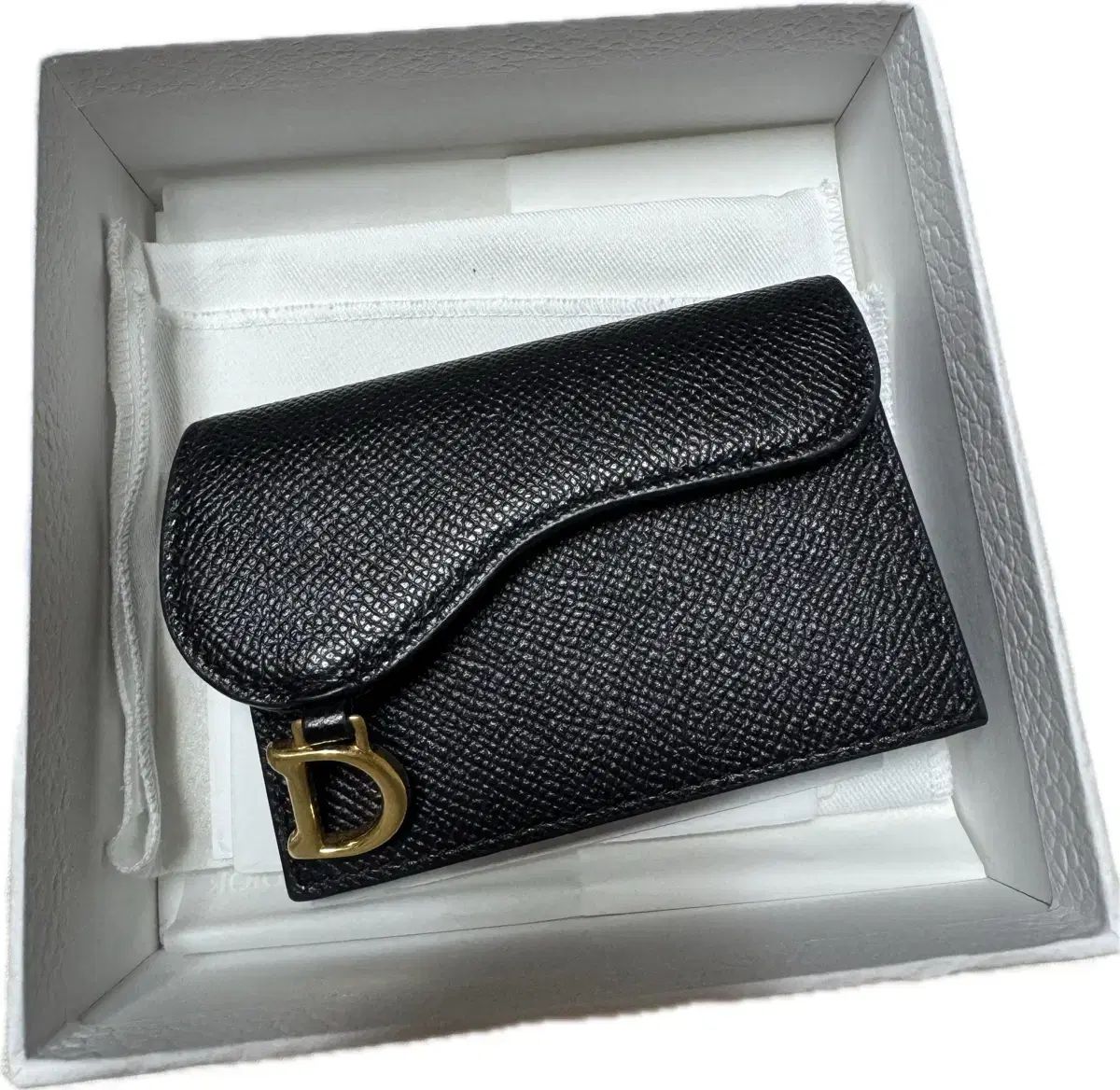 Dior ディオール ブラック サドルバッグ カードウォレット D ロゴ