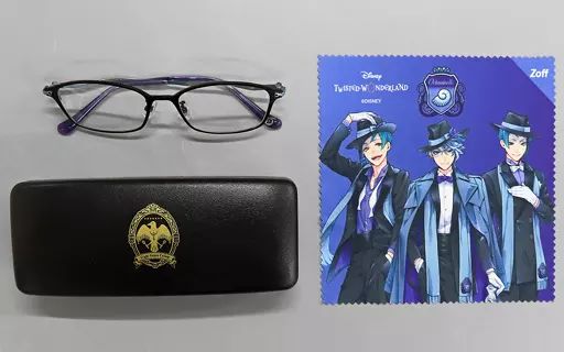 アクセサリー 非金属 レンズ度無し オクタヴィネル寮モデル アイウェアコレクション Zoff×ディズニー ツイステッドワンダーランド