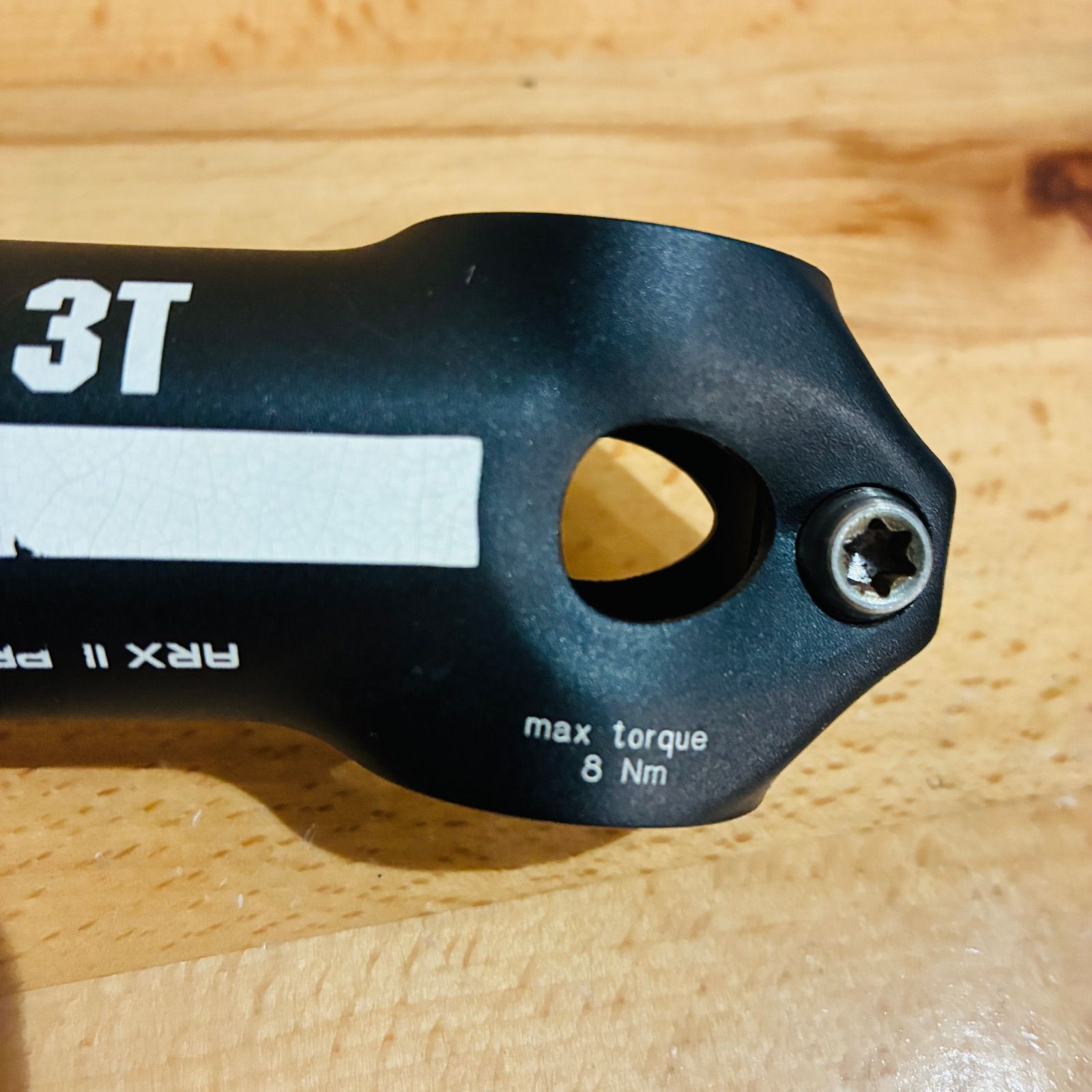 中古品】 3T ARX II pro ステム 120mm ±6° アルミ 152g 長め