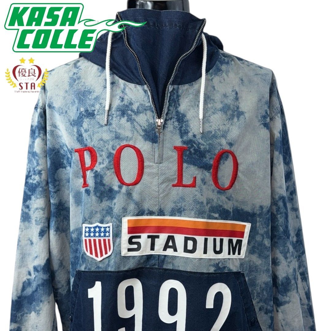 POLO RALPH LAUREN ポロラルフローレン STADIUM 1992 アノラックパーカー M