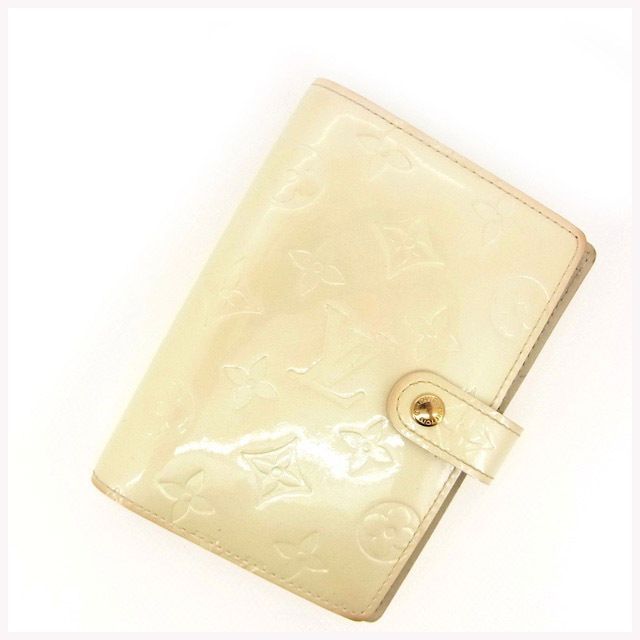 ルイヴィトン 手帳カバー カード入れ×3 アジェンダPM ヴェルニ ペルル  