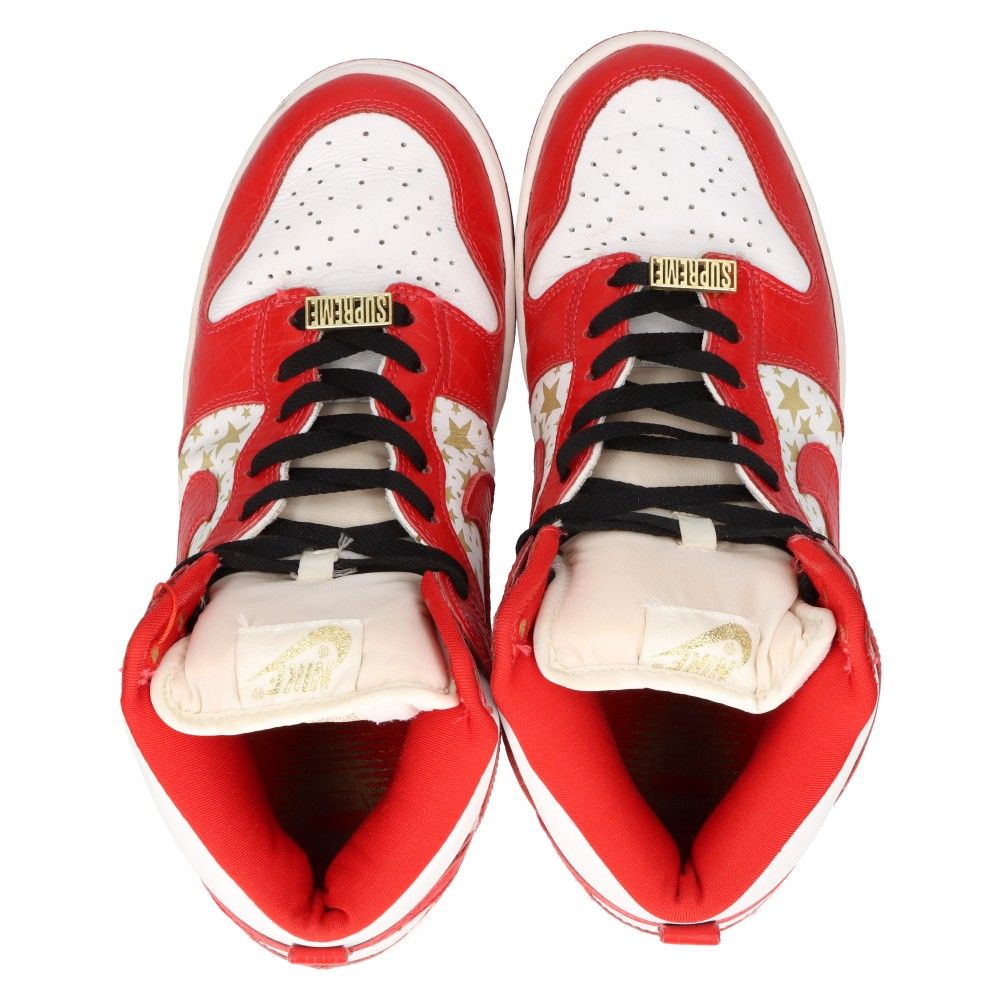 SUPREME シュプリーム 03SS NIKE ナイキ DUNK HIGH PRO SB ダンクハイプロエスビーハイカットスニーカー シューズ レッド ホワイト US9 27cm 307385-161 - メルカリ