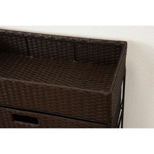 萩原 Hagihara RAN-2417DBR ランドリー 新生活 インテリア 家具おしゃれ NEXPOTALLINN_EU