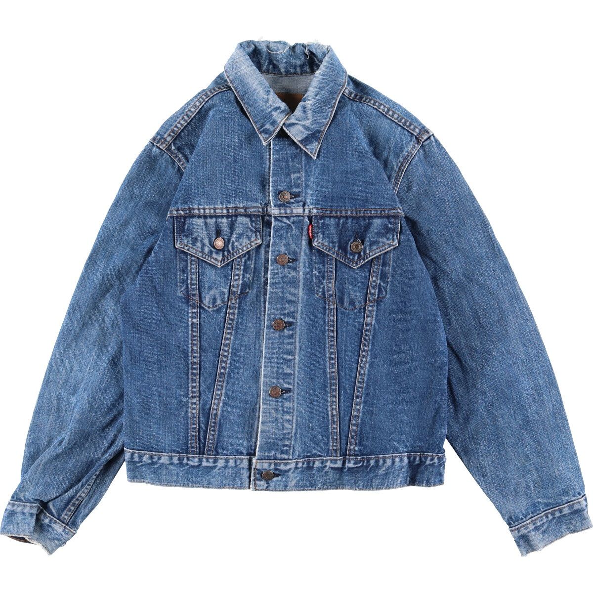 古着 70年代 リーバイス Levi's 70505 ケアタグ付き デニムジャケット