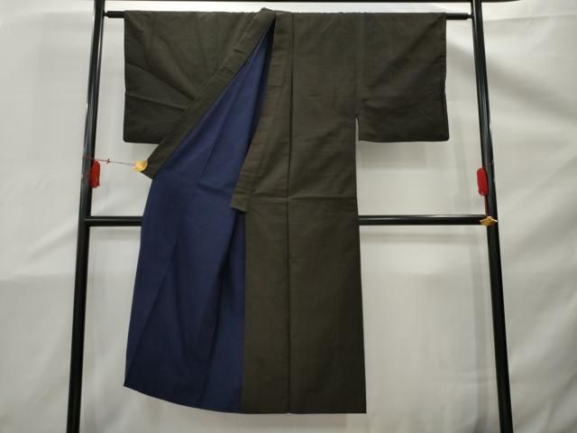平和屋着物●男性　紬　色無地　アンサンブル　褐返色　正絹　逸品　CAAY9511th 平和屋着物○男性 紬 アンサンブル 色無地 樺茶色 正絹 逸品
