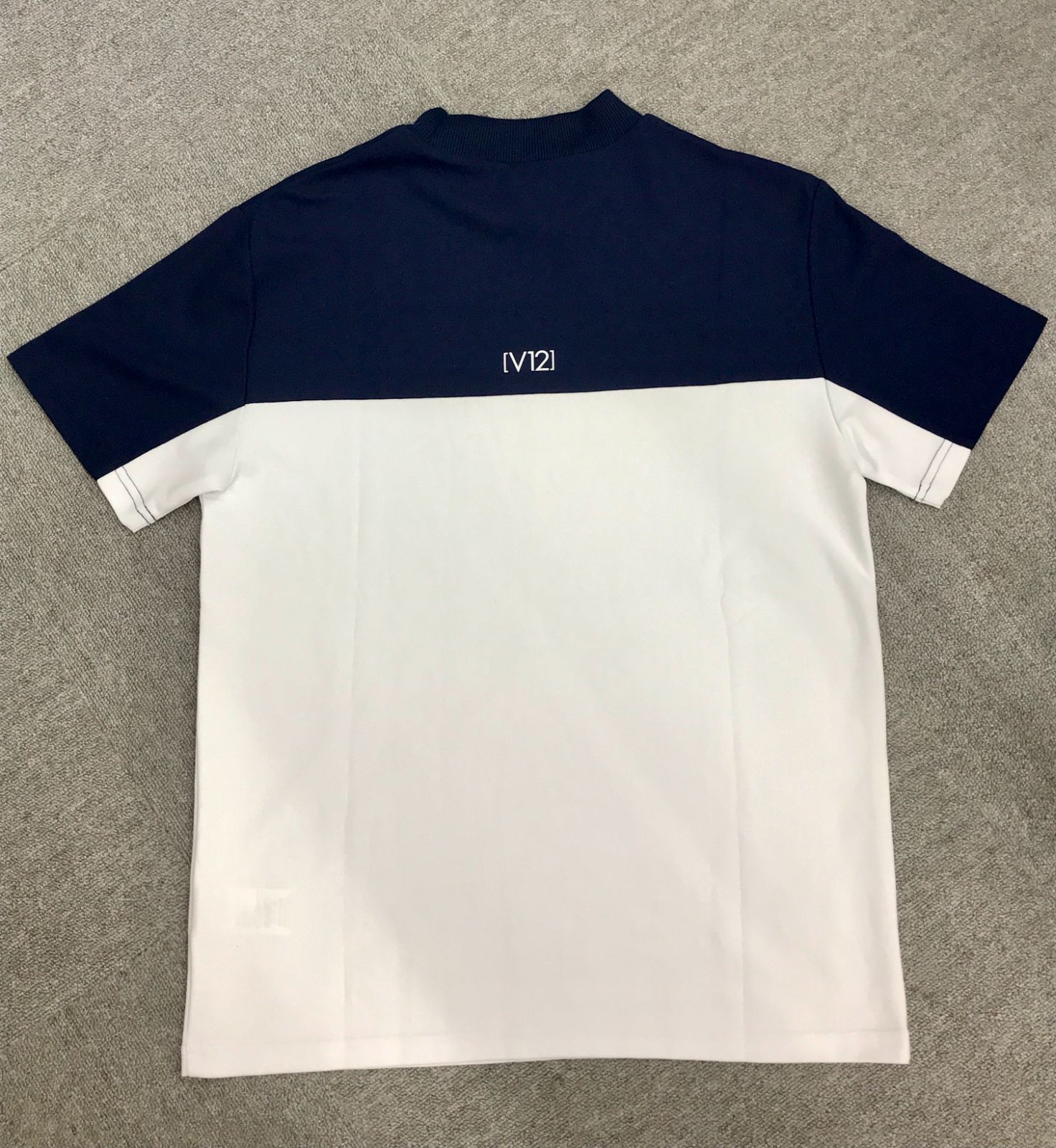 V12 ゴルフ メンズ 半袖モックネックハーフパンツ セットアップ ゴルフ