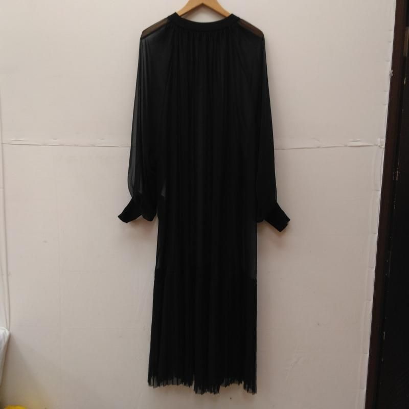 HYKE ハイク ワンピース ロングスカート 21SS シアー シフォン 裾  