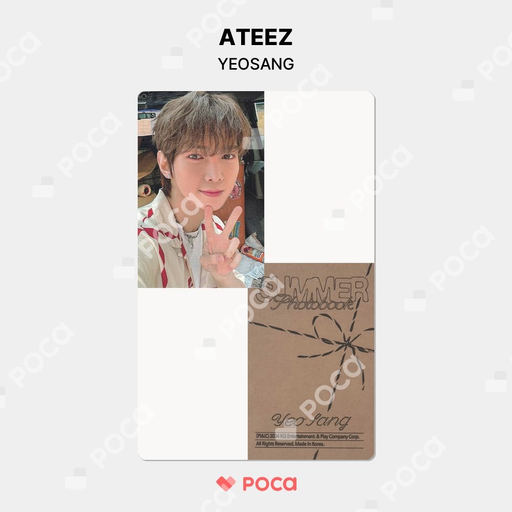 ATEEZ フォトブック　トレカ　ウヨン　ヨサン ATEEZ ウヨン トレカ THE WORLD EP.FIN : WILL A VER. アルバム