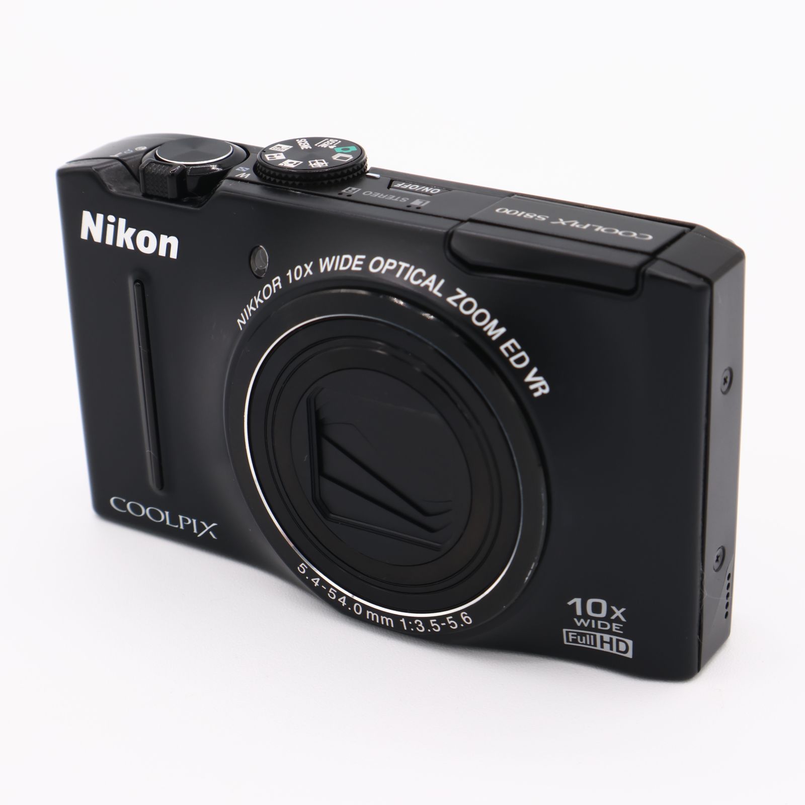 Nikon デジタルカメラ COOLPIX S8100 公式 ノーブルブラック S8100BK