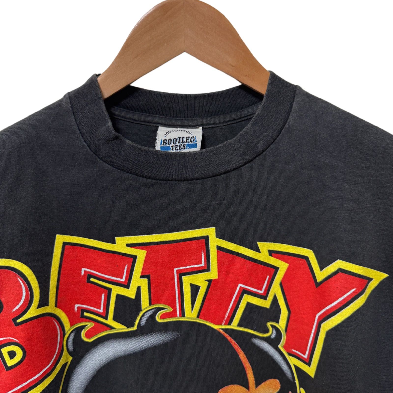 ベティちゃん Tシャツ XLサイズ ブラック 90s 00s 風