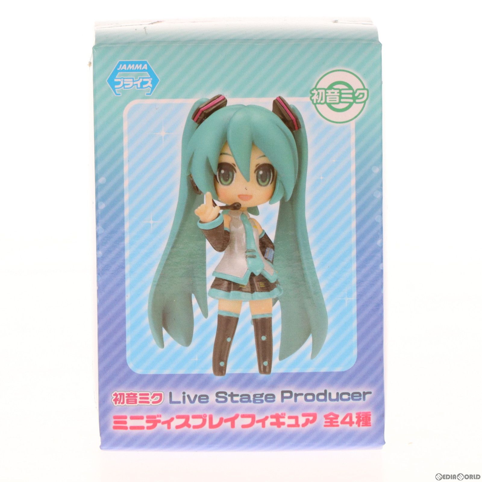 (未使用･未開封品)初音ミク　Ｌｉｖｅ Ｓｔａｇｅ Ｐｒｏｄｕｃｅｒ ミニディスプレイフィギュア 全4種セット 出た！セガのプライズ品「初音ミク Live Stage Producer MDF」が