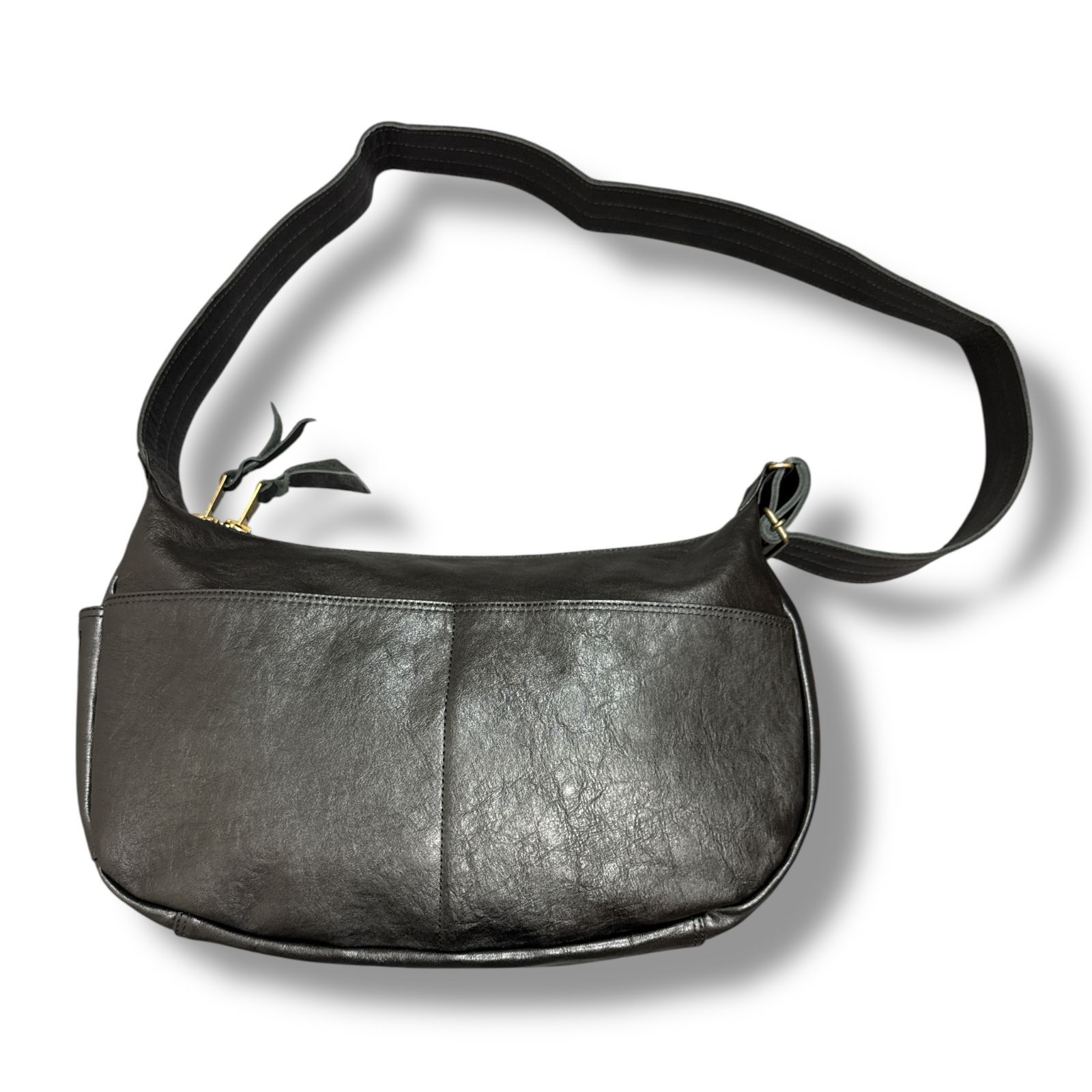 参考上代41800円 CUSHMAN 24AW LEATHER MESSENGER BAG レザー 
