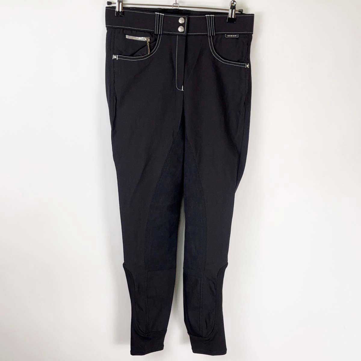 【中古・未使用品】HORKA ホルカ Kingston Breeches キュロット 44 ブラック レディース 乗馬 馬術 未使用】HORKA ホルカ Kingston Breeches キュロット 44