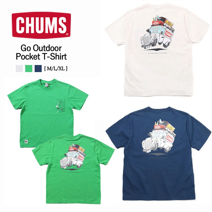 CHUMS / チャムス Go Outdoor Pocket T-Shirt CH01-2348