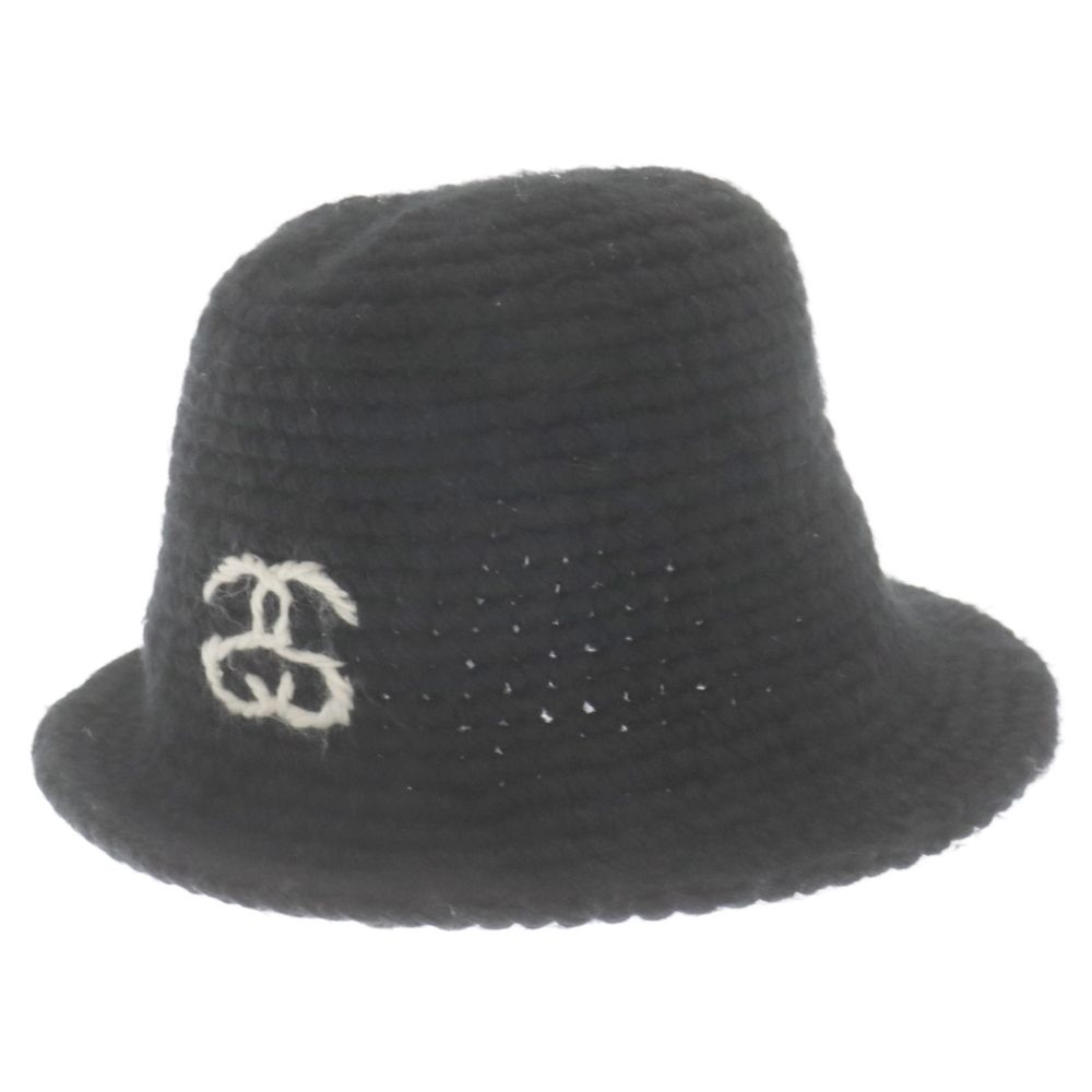 STUSSY (ステューシー) 23AW SS Link Knit Bucket Hat SSリンクロゴ 