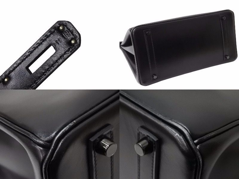 未使用同様 エルメス 正規品 バーキン♡ 超希少 HERMES エルメス バーキン ソーブラック35 □N 美品 中古 50965